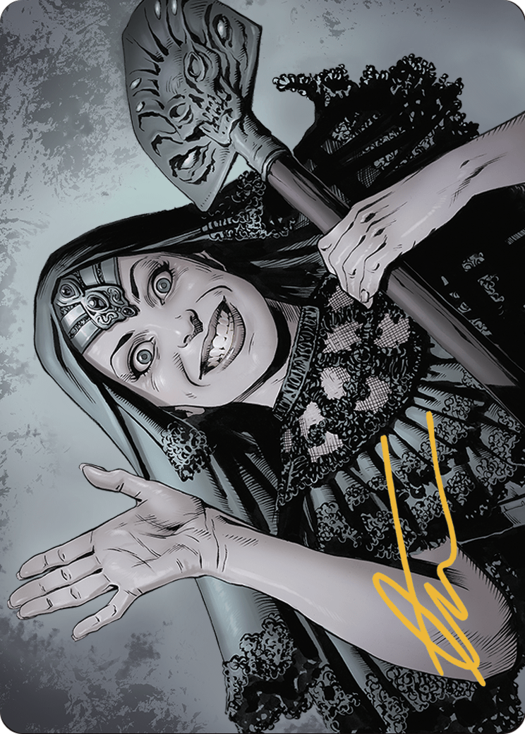 Gisa, the Hellraiser // Gisa, the Hellraiser (AOTJ-051) (Borderless) [Outlaws of Thunder Junction Art Series]