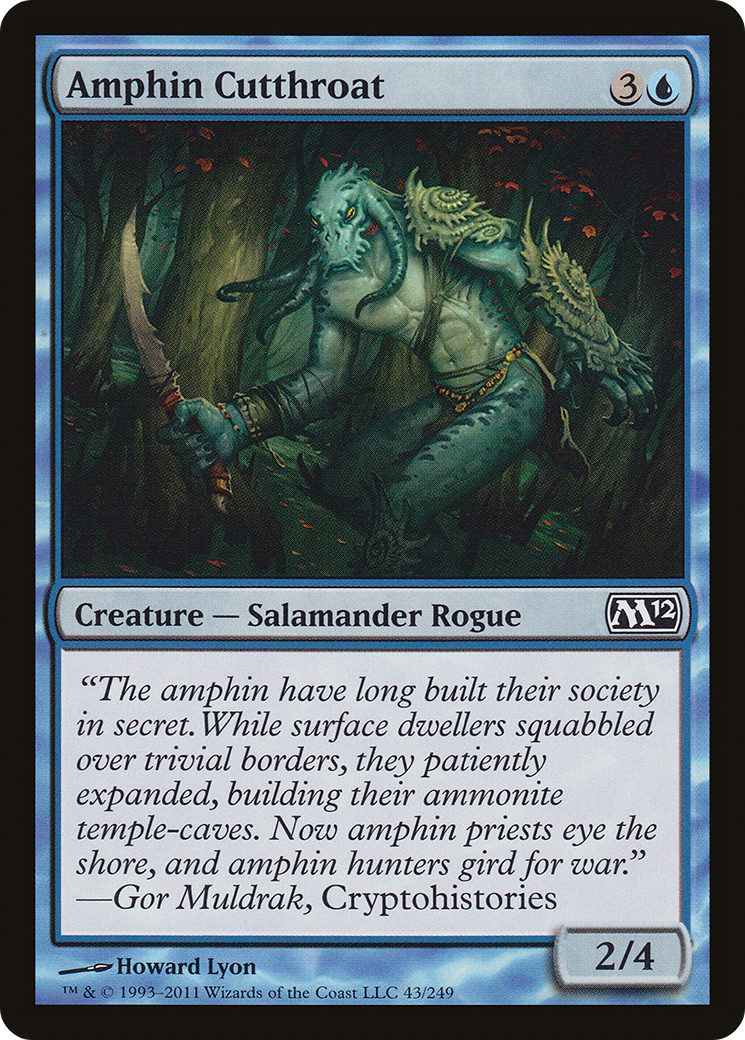 Amphin Cutthroat (M12-043) [Magic 2012] Foil