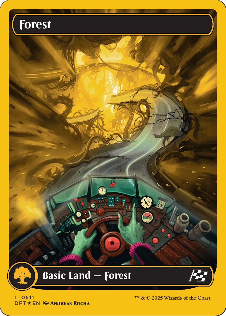 Forest (DFT-511) (First-Place Foil) [Aetherdrift] Foil