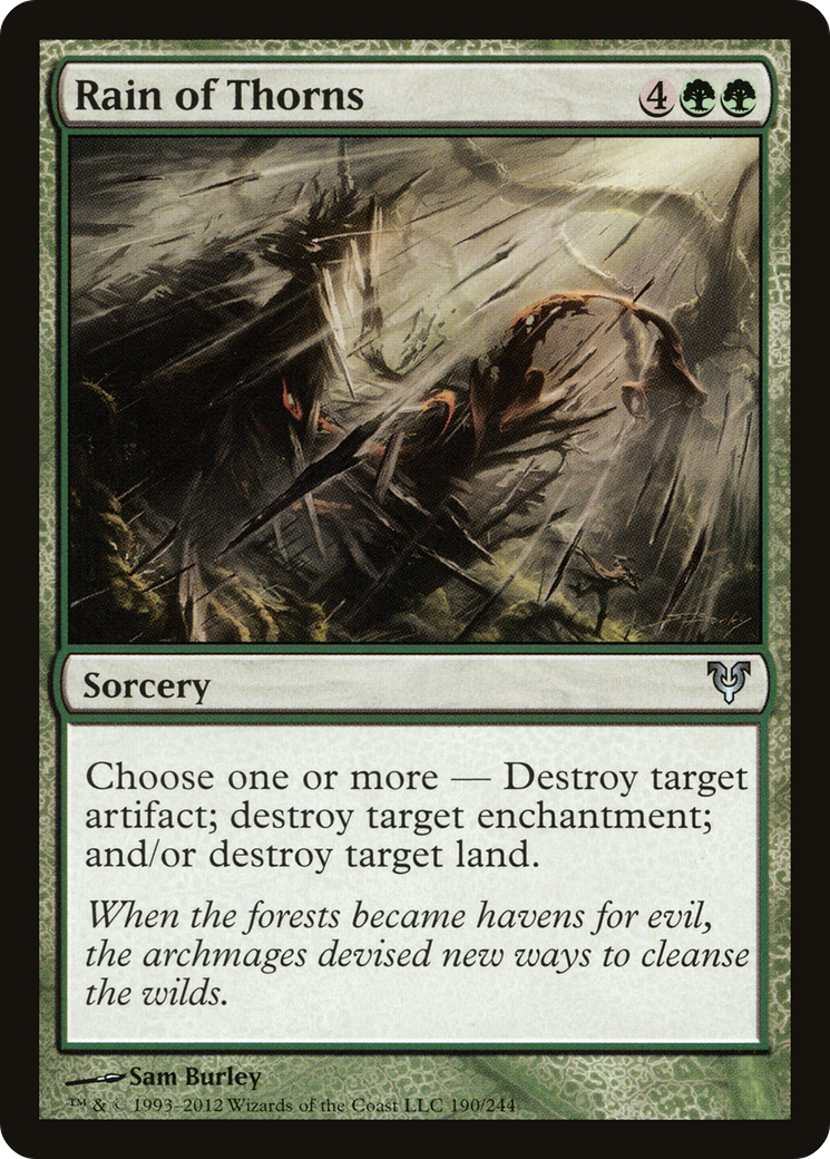 Rain of Thorns (AVR-190) [Avacyn Restored] Foil