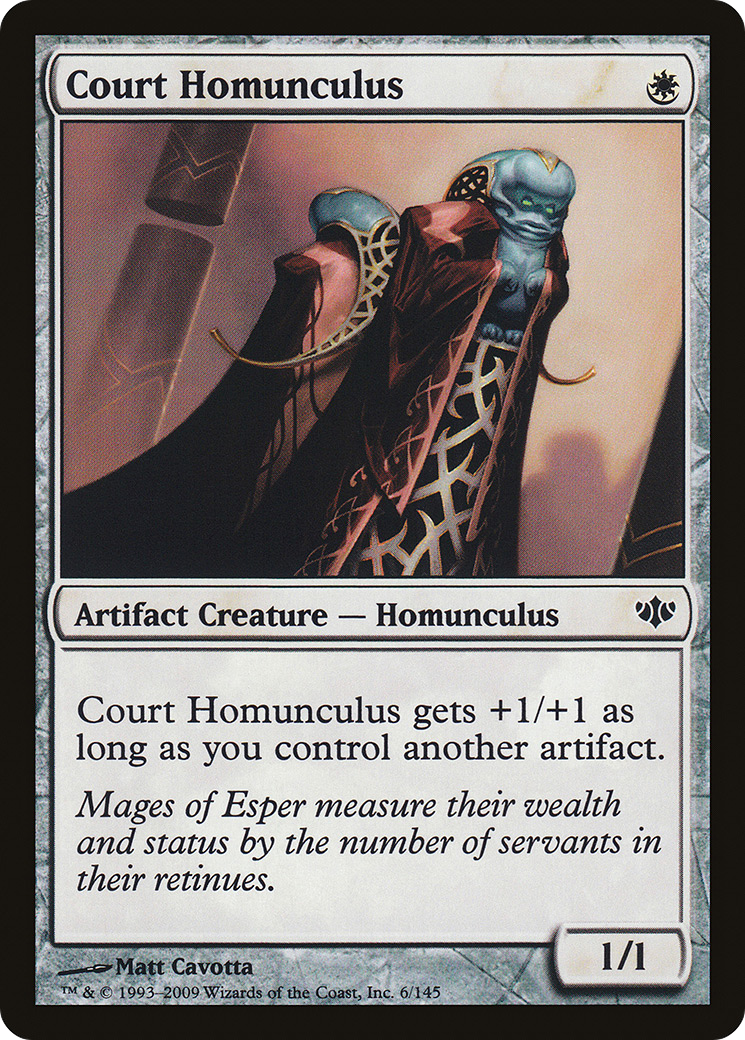 Court Homunculus (CON-006) [Conflux] Foil