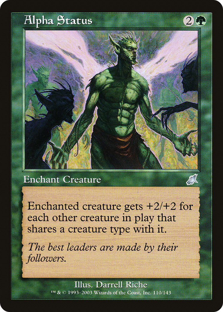 Alpha Status (SCG-110) [Scourge] Foil