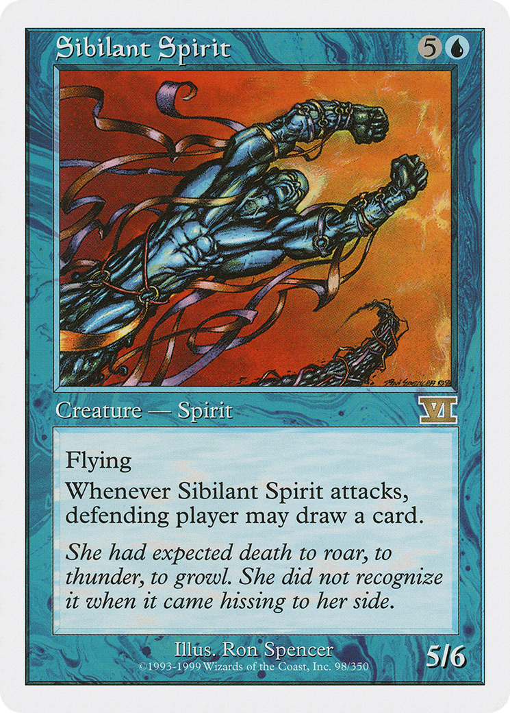 Sibilant Spirit (6ED-098) [Classic Sixth Edition]