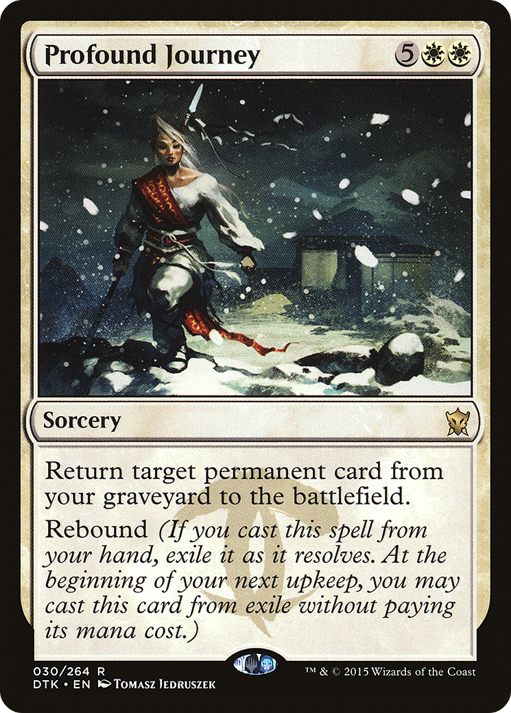 Profound Journey (DTK-030) [Dragons of Tarkir] Foil