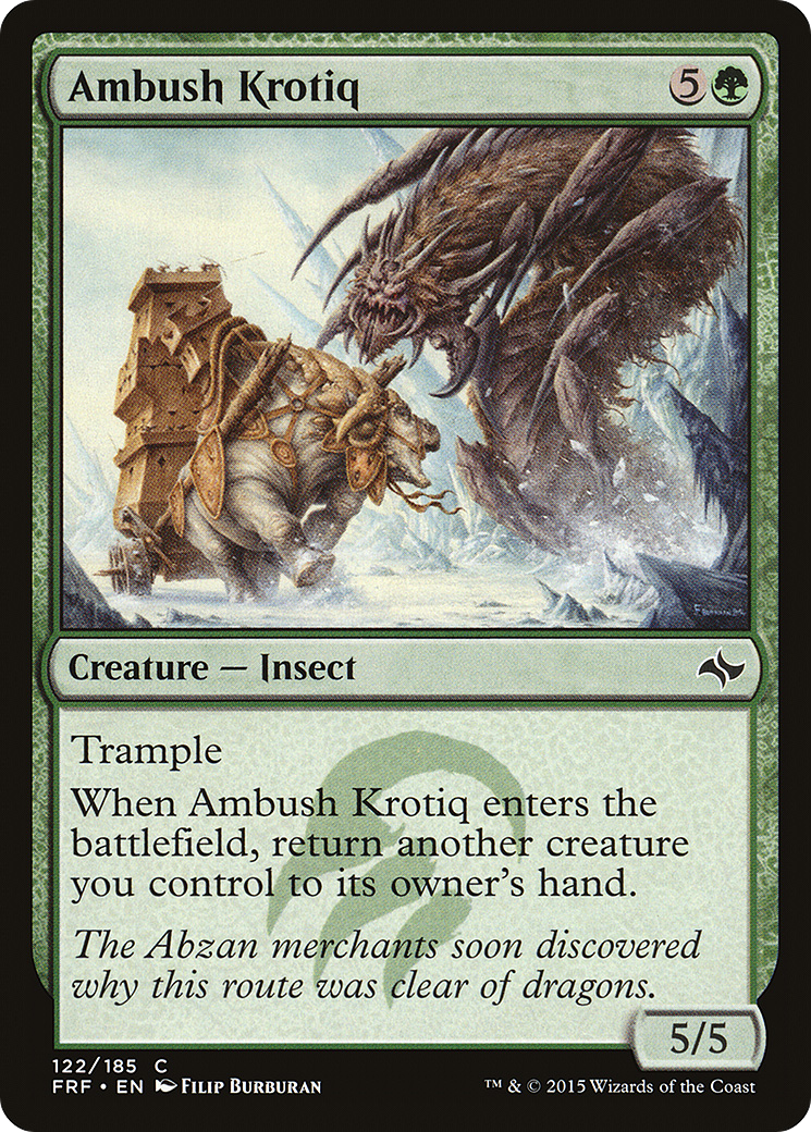 Ambush Krotiq (FRF-122) [Fate Reforged] Foil