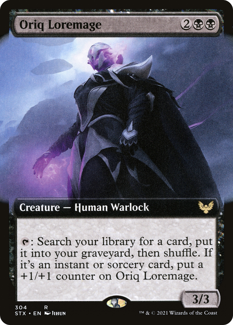 Oriq Loremage (Extended Art) (STX-304) [Strixhaven: School of Mages] Foil