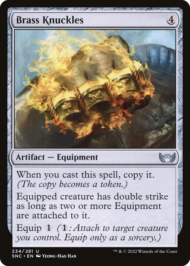 Brass Knuckles (SNC-234) [Streets of New Capenna] Foil