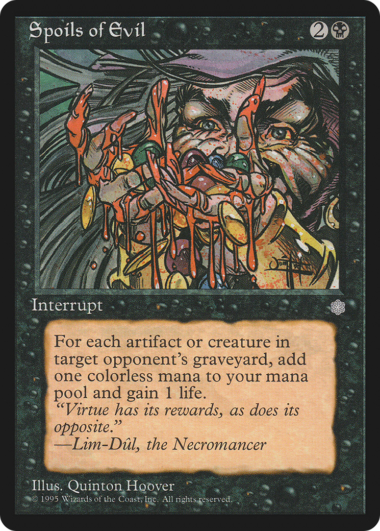 Spoils of Evil (ICE-051) [Ice Age]