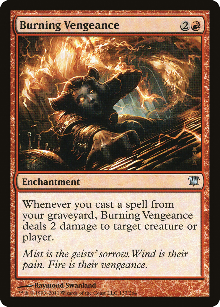 Burning Vengeance (ISD-133) [Innistrad] Foil