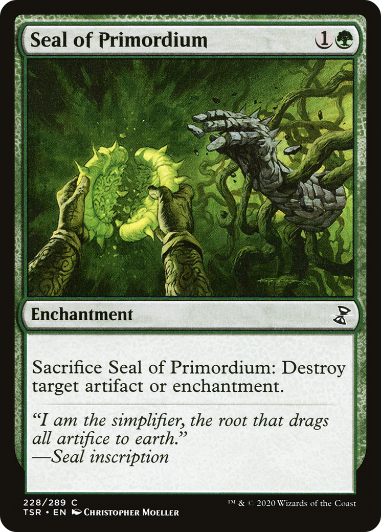 Seal of Primordium (TSR-228) [Time Spiral Remastered] Foil