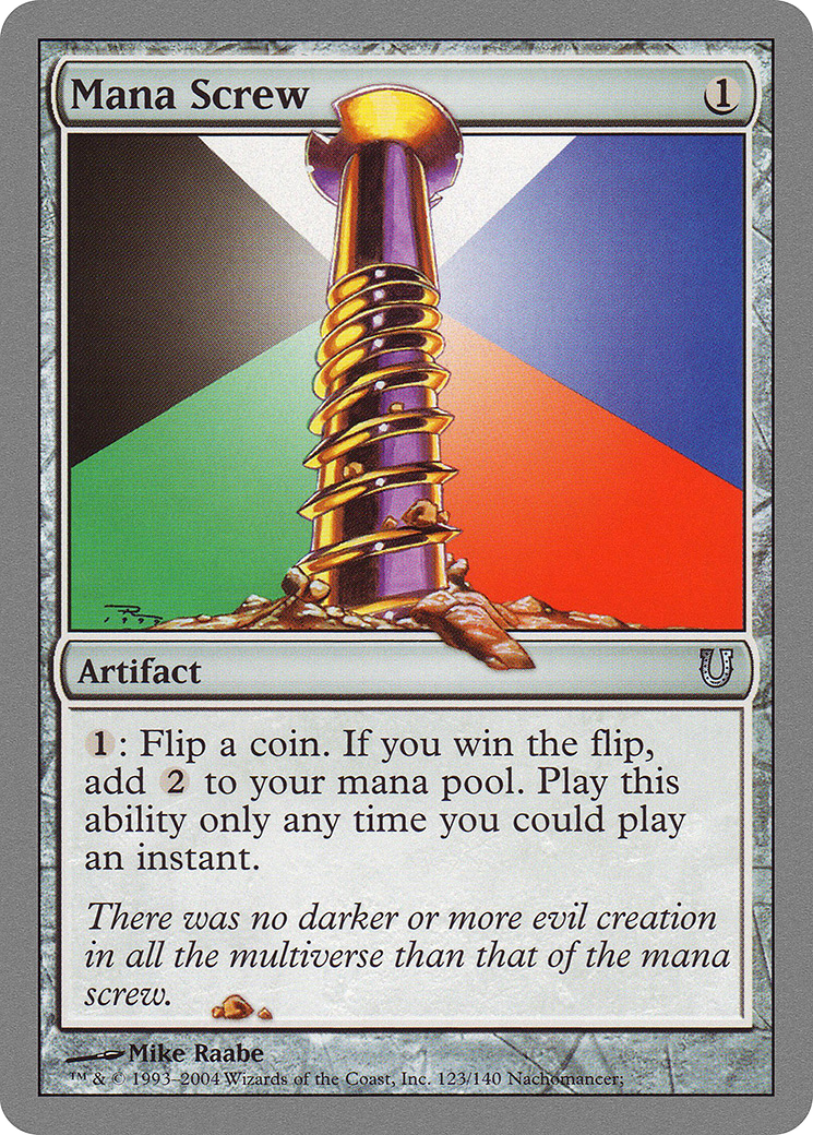 Mana Screw (UNH-123) [Unhinged]