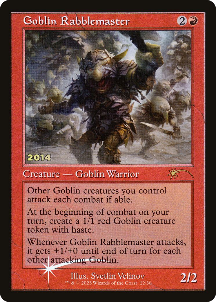 Goblin Rabblemaster (30A-P-022) [30th Anniversary Play Promos] Foil