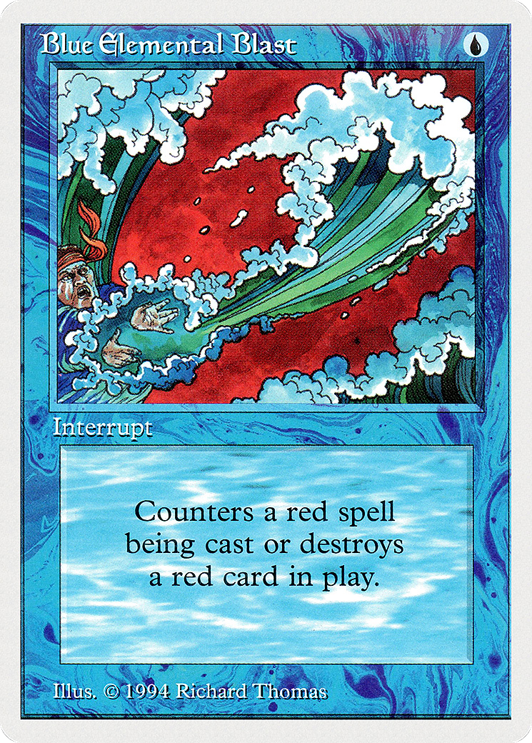 Blue Elemental Blast (SUM-049) [Summer Magic / Edgar]