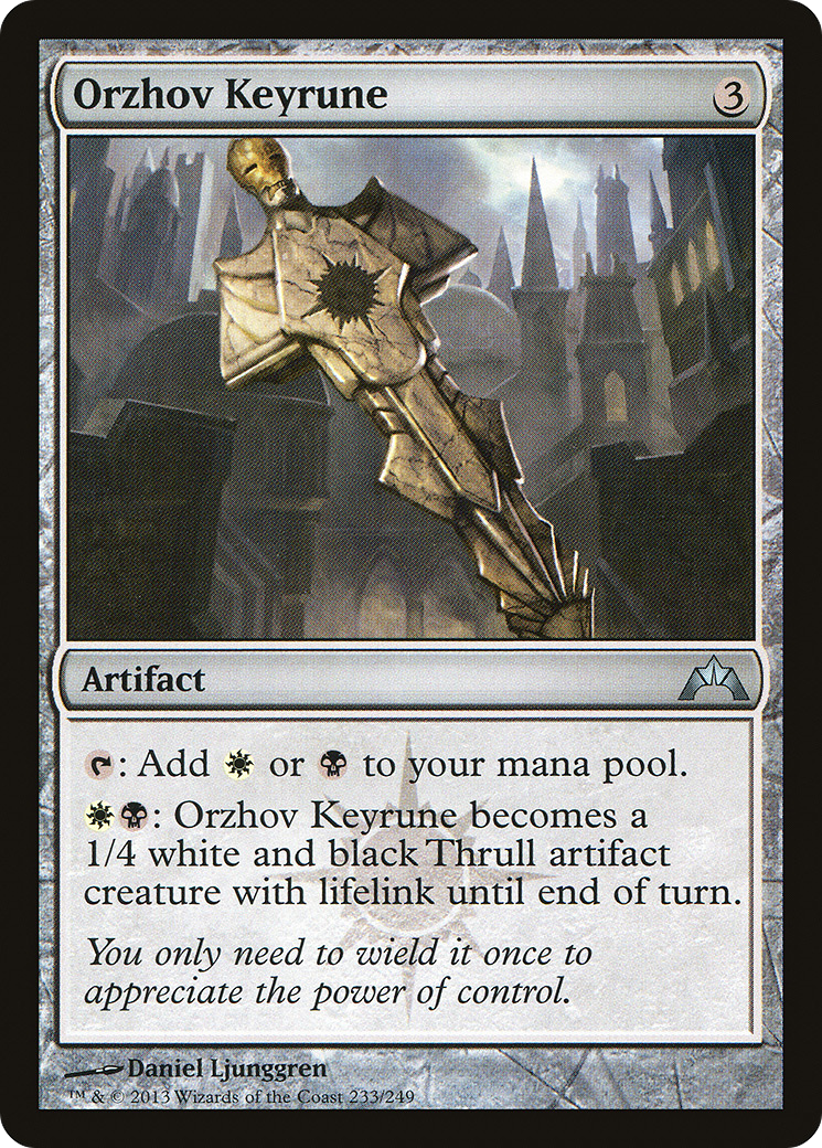 Orzhov Keyrune (GTC-233) [Gatecrash] Foil