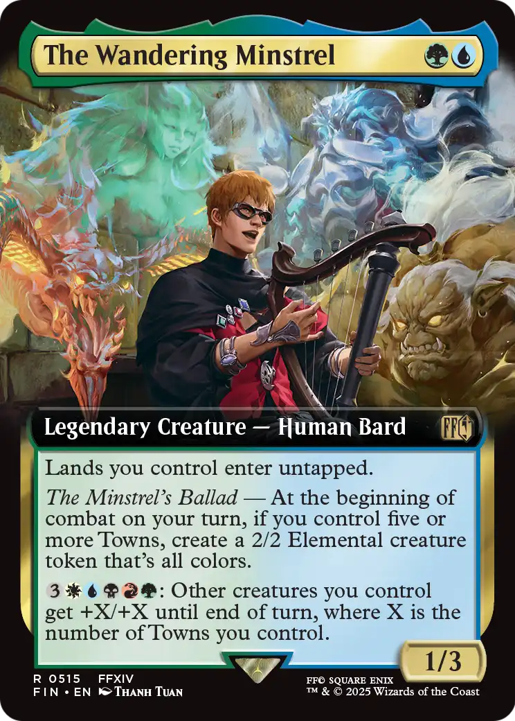The Wandering Minstrel (Extended Art) (FIN-515) [FINAL FANTASY] Foil