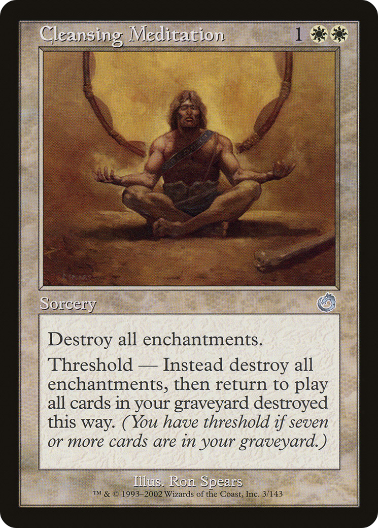 Cleansing Meditation (TOR-003) [Torment] Foil
