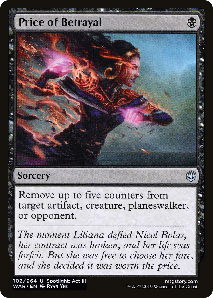 Price of Betrayal (WAR-102) [War of the Spark] Foil