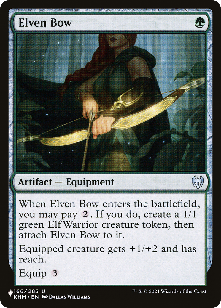 Elven Bow (LIST-KHM-166) [The List]