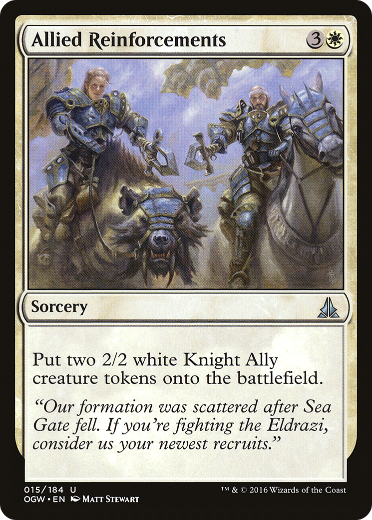 Allied Reinforcements (OGW-015) [Oath of the Gatewatch]