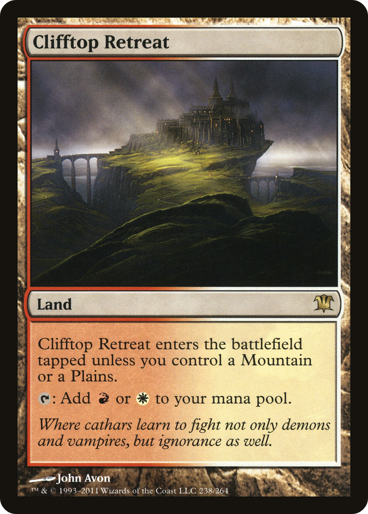 Clifftop Retreat (ISD-238) [Innistrad] Foil