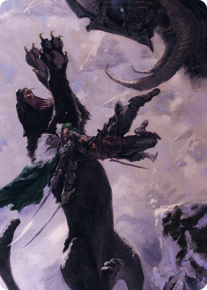 Drizzt Do'Urden // Drizzt Do'Urden (AAFR-052) (Borderless) [Adventures in the Forgotten Realms Art Series] Foil