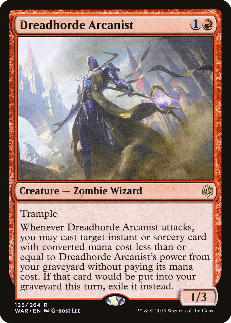 Dreadhorde Arcanist (WAR-125) [War of the Spark] Foil