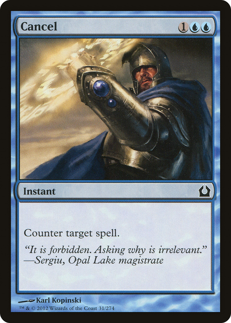 Cancel (RTR-031) [Return to Ravnica]