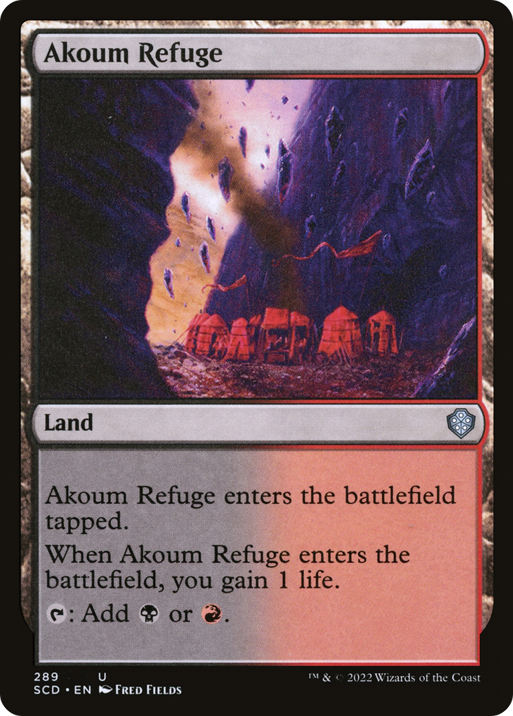Akoum Refuge (SCD-289) [Starter Commander Decks]