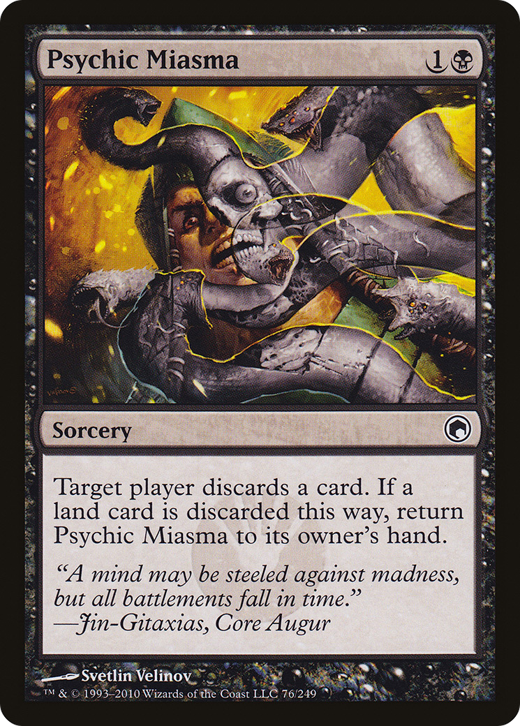 Psychic Miasma (SOM-076) [Scars of Mirrodin] Foil