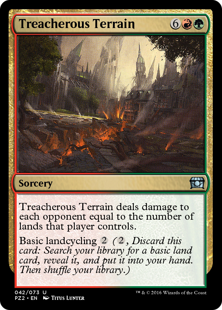 Treacherous Terrain (PZ2-042) [Treasure Chest] Foil