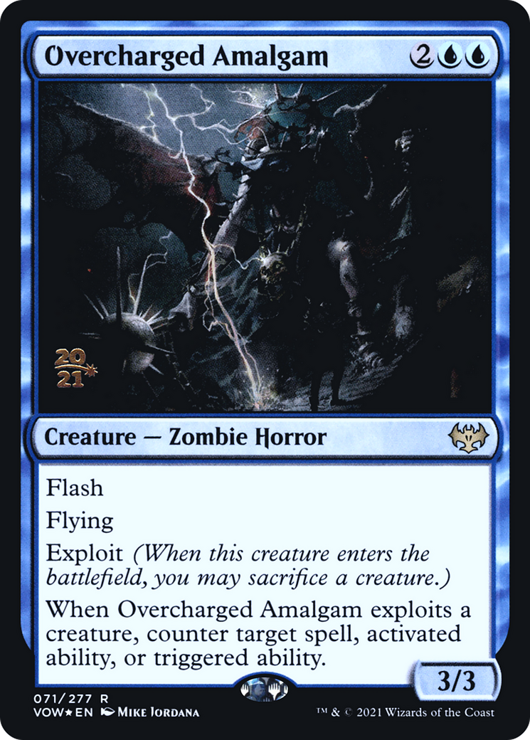 Overcharged Amalgam (PRE-071) [Innistrad: Crimson Vow Promos] Foil