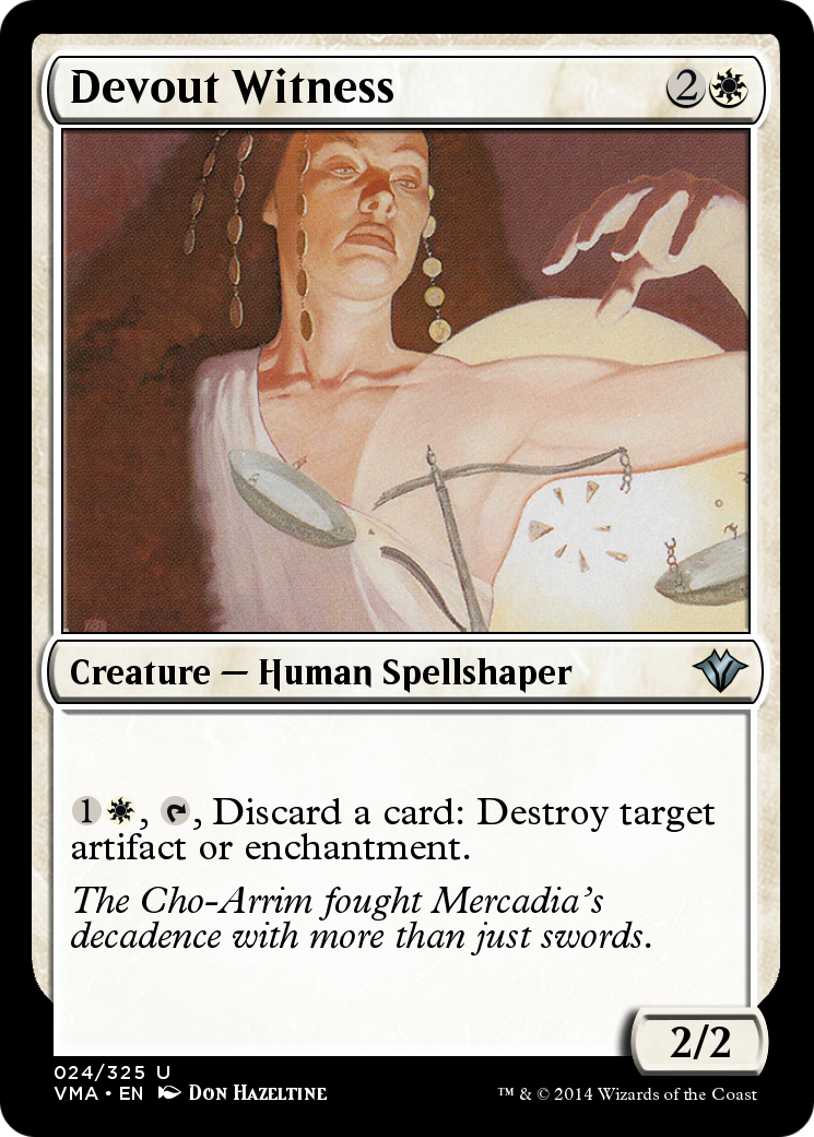 Devout Witness (VMA-024) [Vintage Masters] Foil
