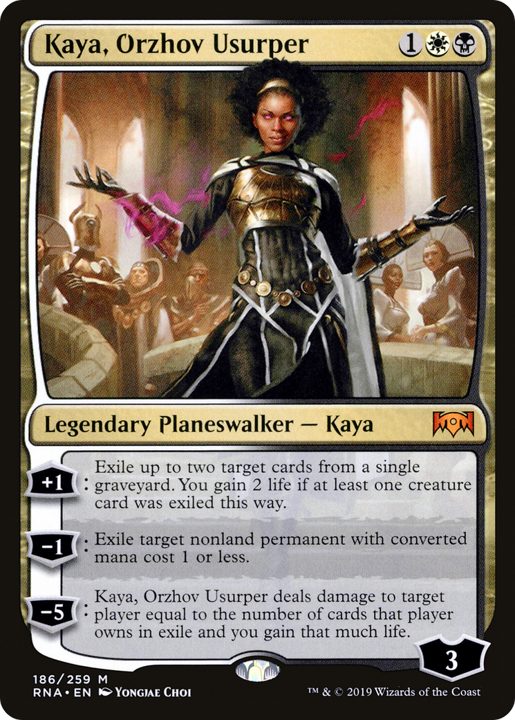 Kaya, Orzhov Usurper (RNA-186) [Ravnica Allegiance] Foil