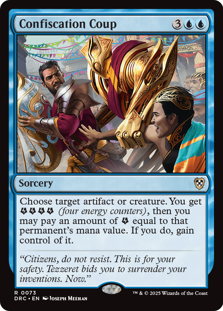 Confiscation Coup (DRC-073) [Commander: Aetherdrift]