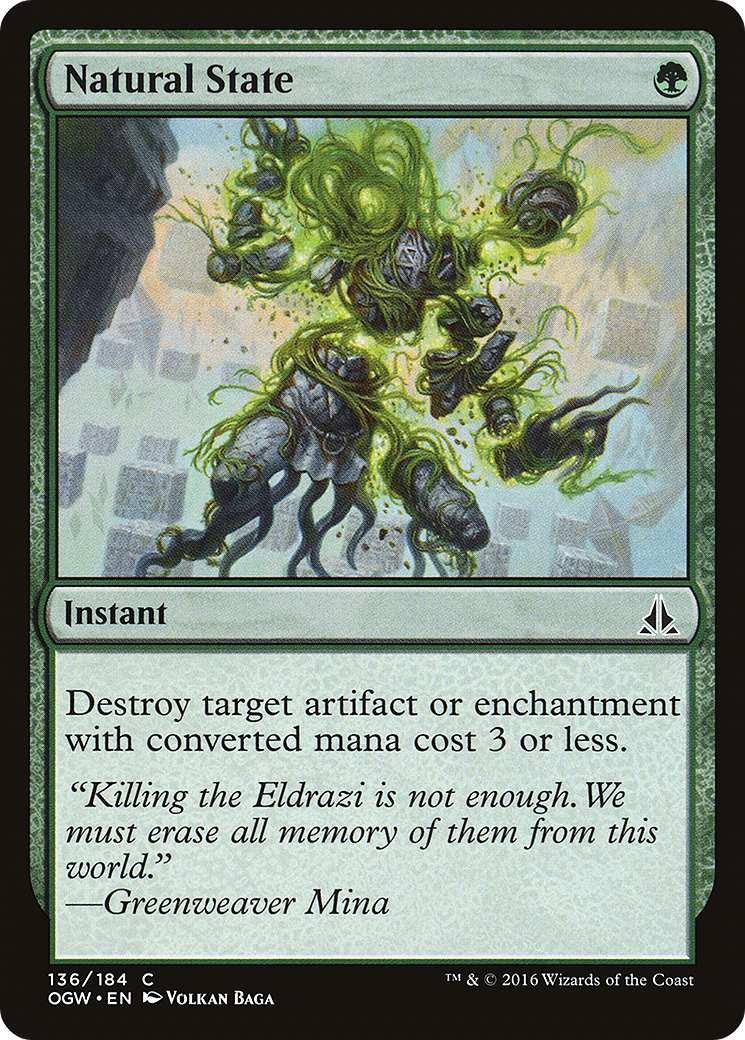 Natural State (OGW-136) [Oath of the Gatewatch] Foil