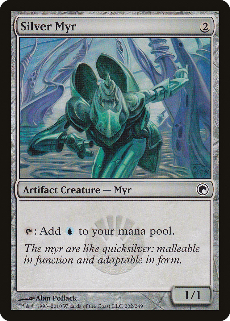 Silver Myr (SOM-202) [Scars of Mirrodin] Foil