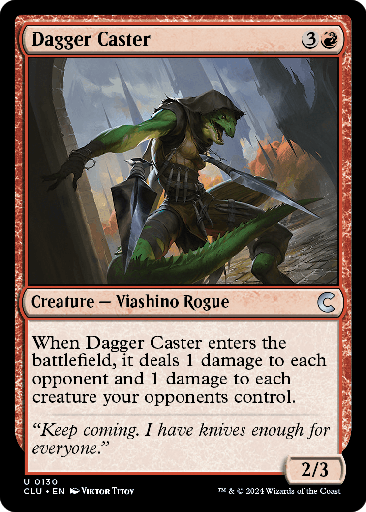 Dagger Caster (CLU-130) [Ravnica: Clue Edition]