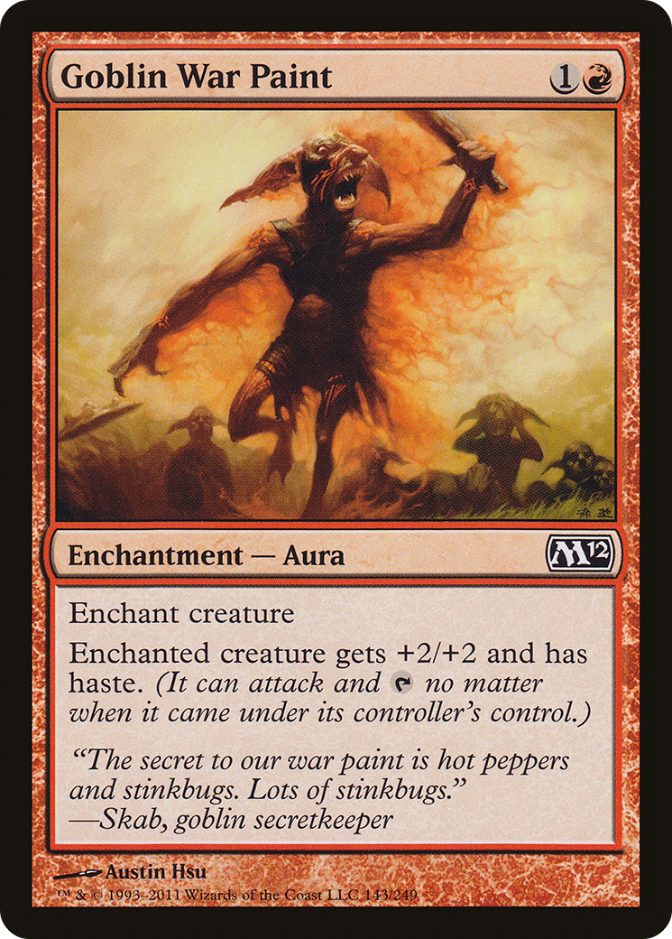 Goblin War Paint (M12-143) [Magic 2012] Foil