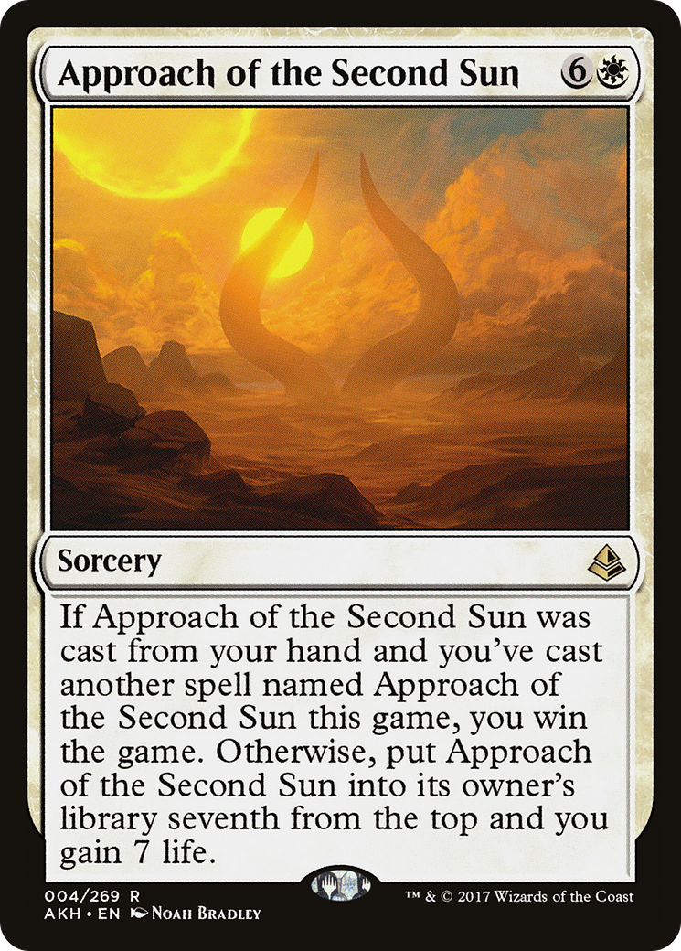 Approach of the Second Sun (AKH-004) [Amonkhet]