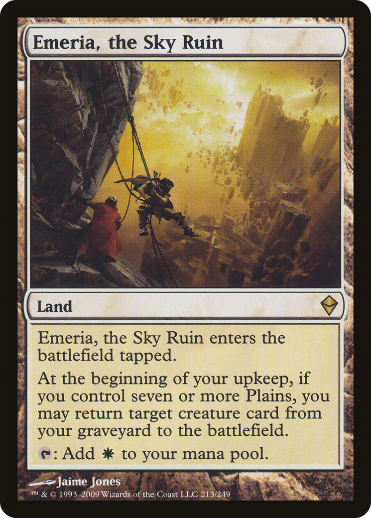 Emeria, the Sky Ruin (ZEN-213) [Zendikar] Foil