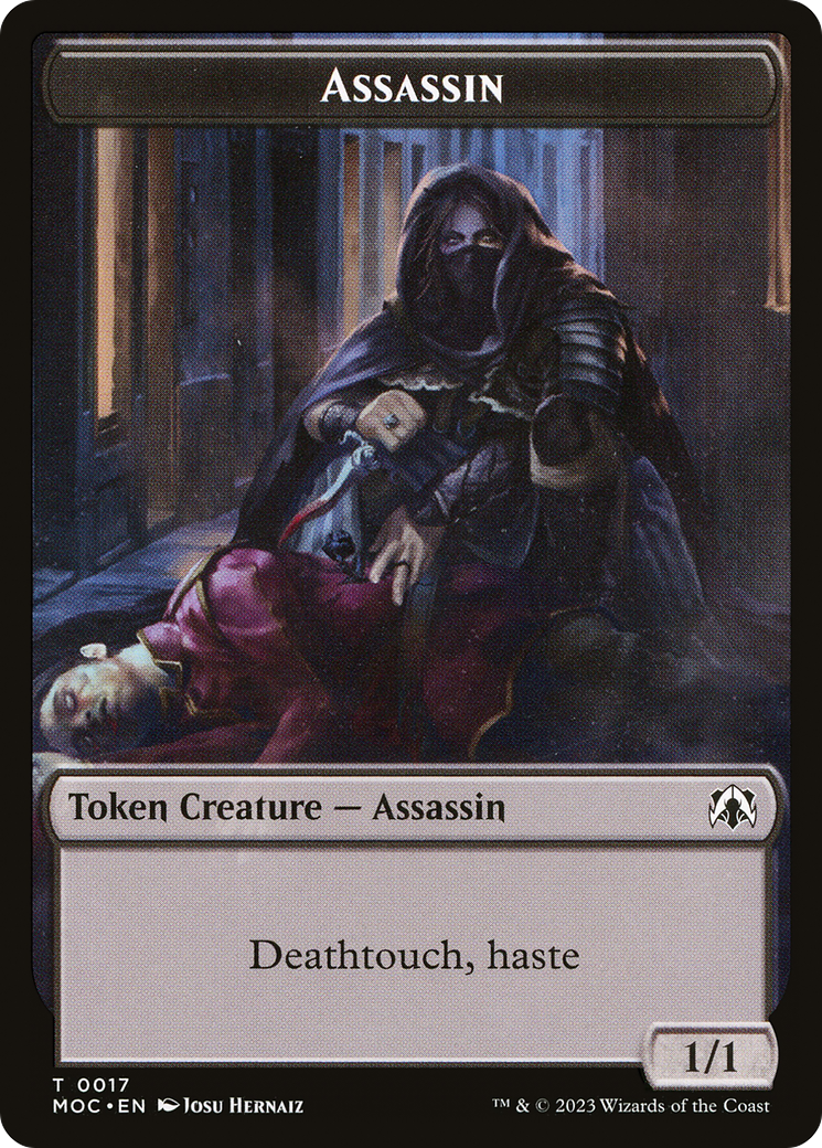 Assassin (TMOC-017) [March of the Machine Commander Tokens]