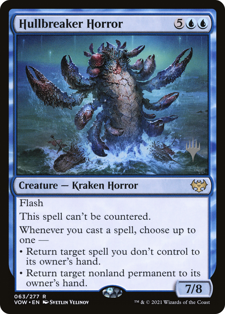 Hullbreaker Horror (PPONE-724) [Promo Pack: Innistrad: Crimson Vow Promos] Foil