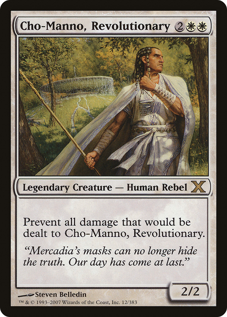 Cho-Manno, Revolutionary (10E-012) [Tenth Edition] Foil