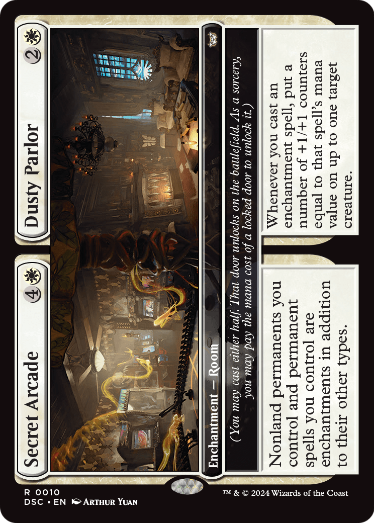 Secret Arcade // Dusty Parlor (DSC-010) [Duskmourn: House of Horror Commander]