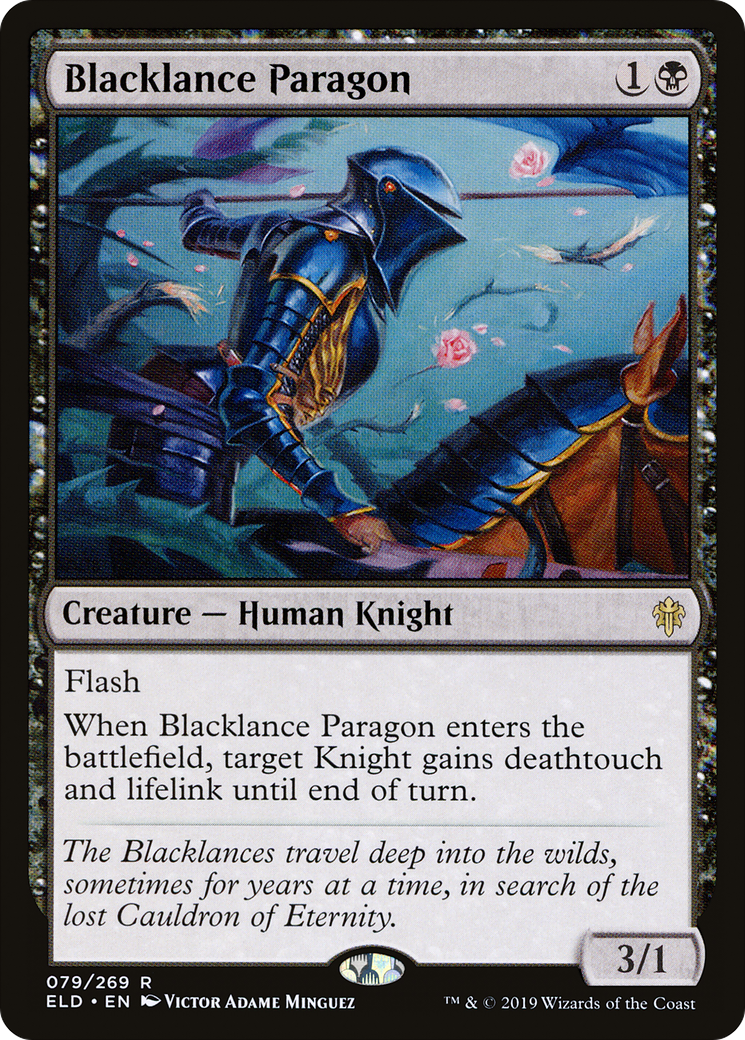 Blacklance Paragon (ELD-079) [Throne of Eldraine] Foil