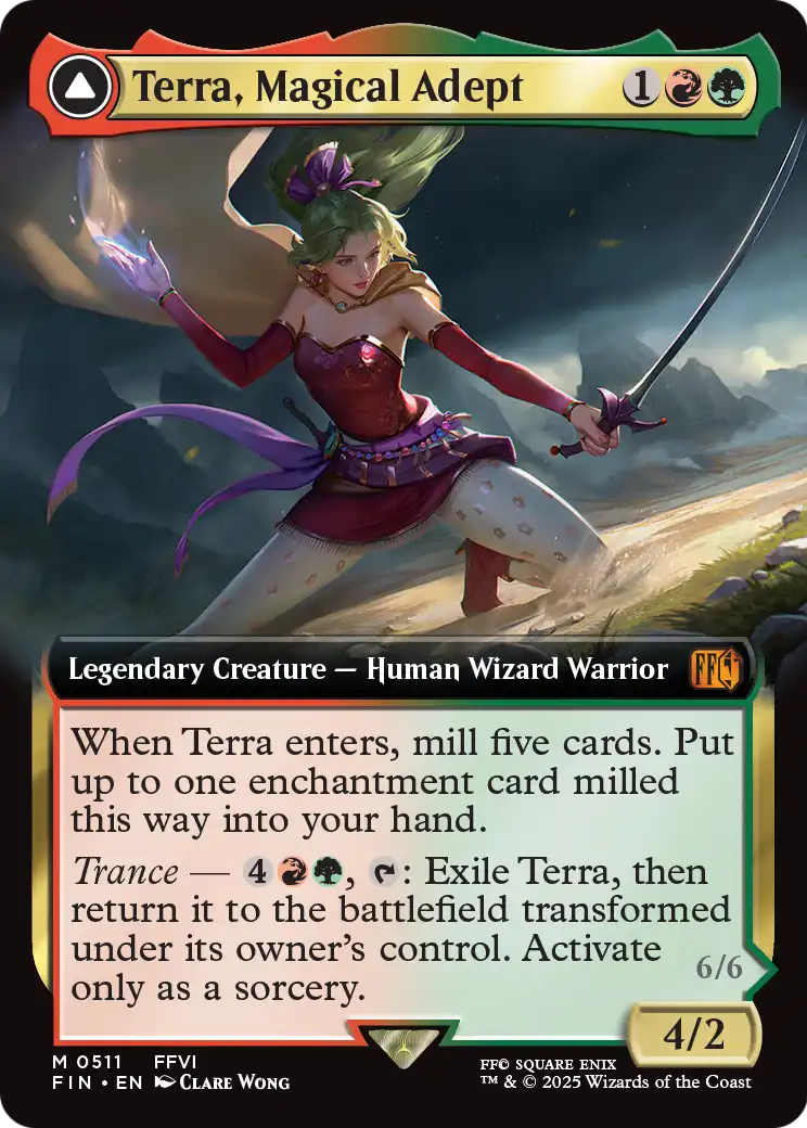 Terra, Magical Adept (Extended Art) (FIN-511) [FINAL FANTASY] Foil
