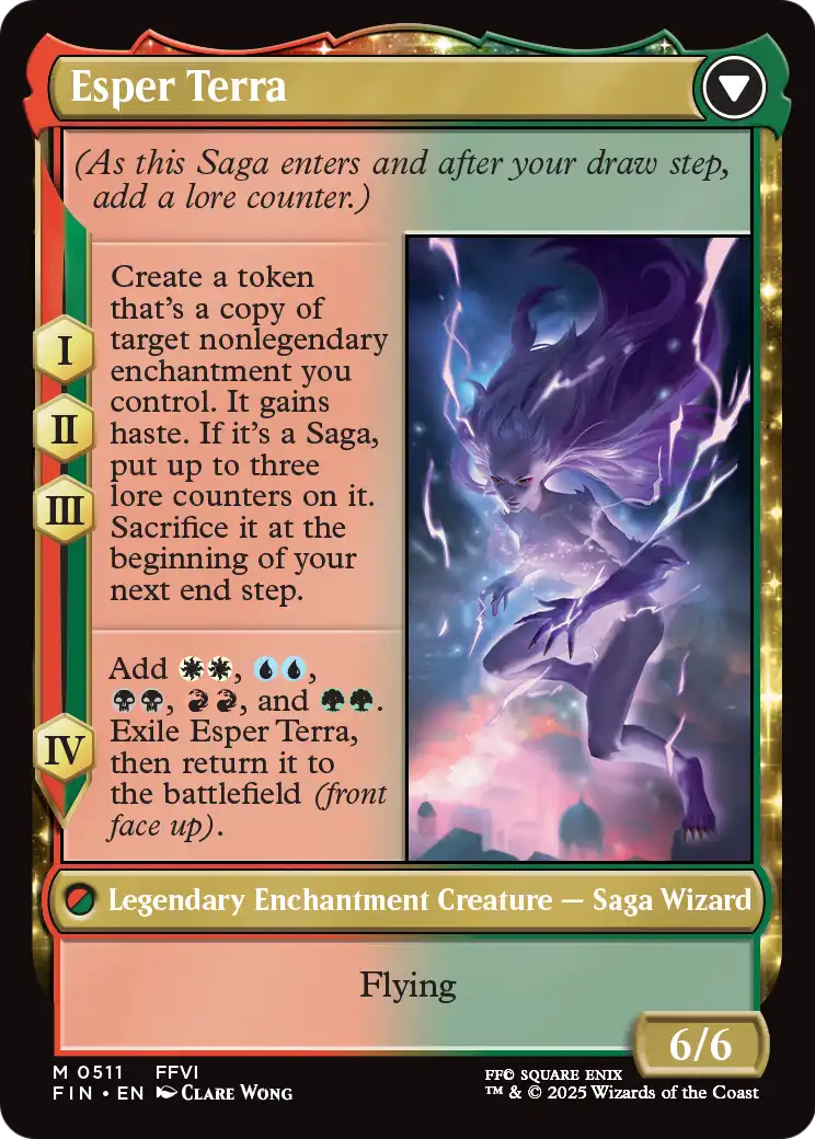 Terra, Magical Adept (Extended Art) (FIN-511) [FINAL FANTASY] Foil