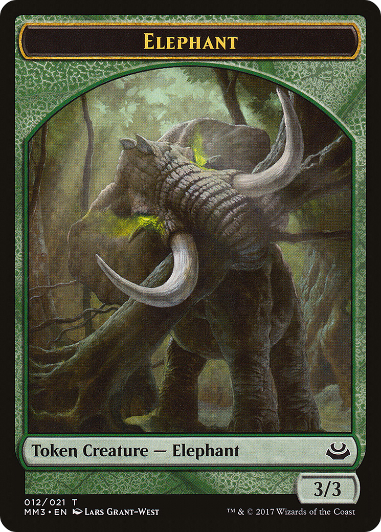 Elephant Token (MM3-012) [Modern Masters 2017 Tokens]