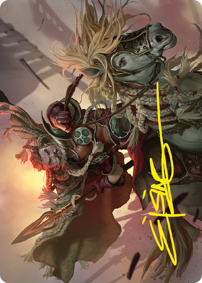 Éomer of the Riddermark // Éomer of the Riddermark (ALTR-009) (Borderless) [Tales of Middle-earth Art Series] Foil