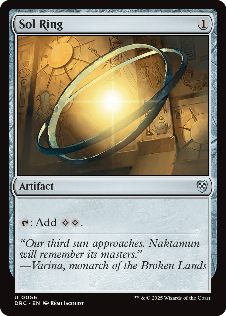 Sol Ring (DRC-056) [Commander: Aetherdrift]